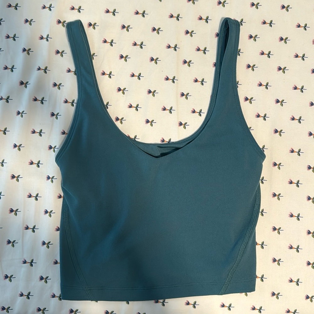 Hollister Gilly Hicks Tank Top with Built in Bra Size XS Blue
